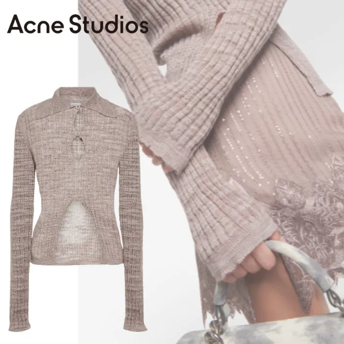 Acne Studios  |Casual Style Linen Long Sleeves Elegant Style