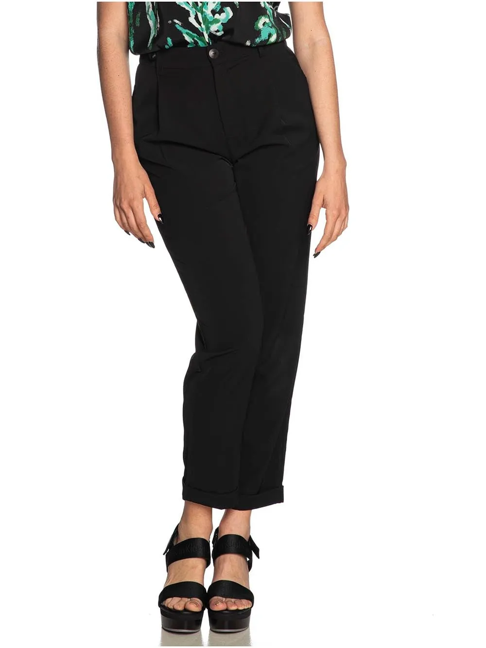 ANONYME Pantalone Donna Paolina P134asp123 Nero