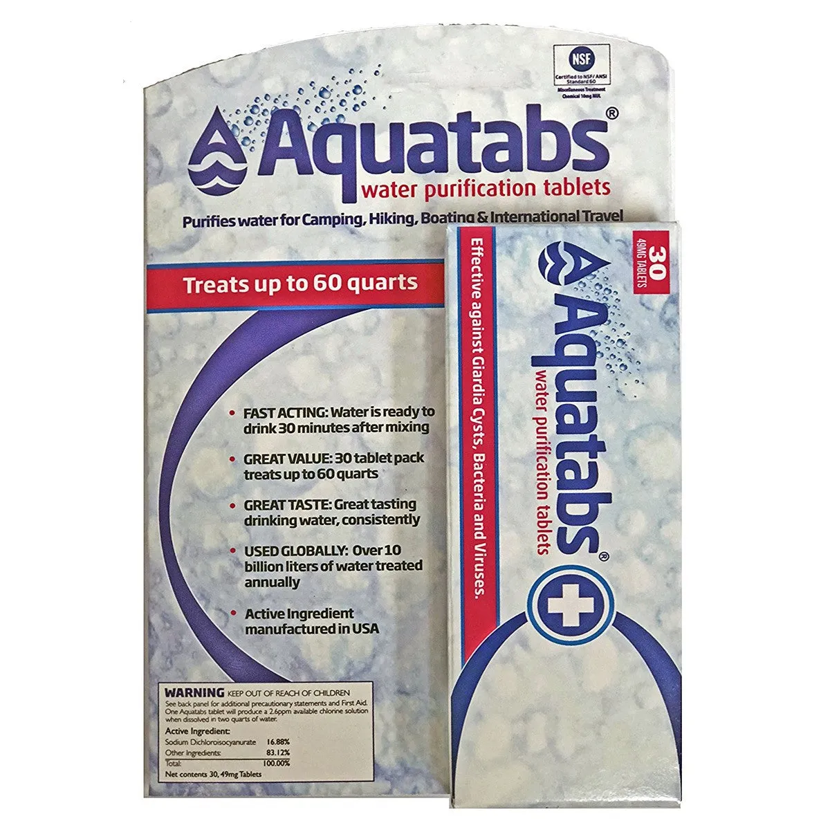 Aquatabs Water Purification Tablets