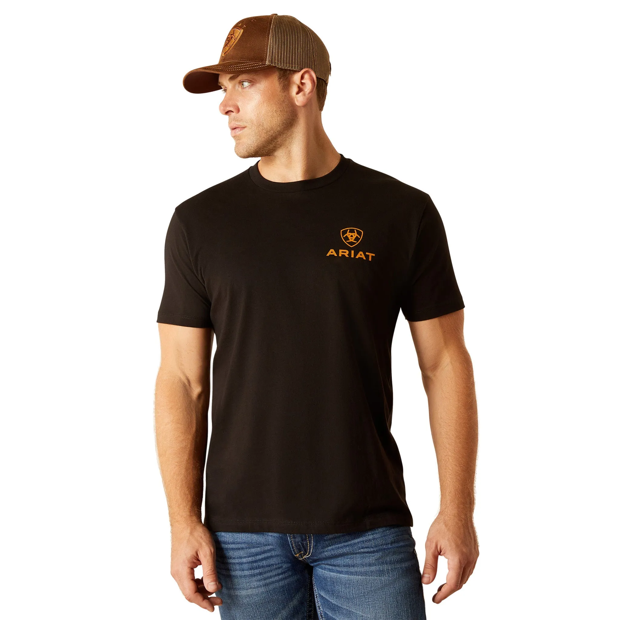 Ariat Men's Black Farm Fields Tee