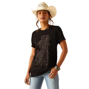 Ariat Womens Black Tall Boot T-Shirt