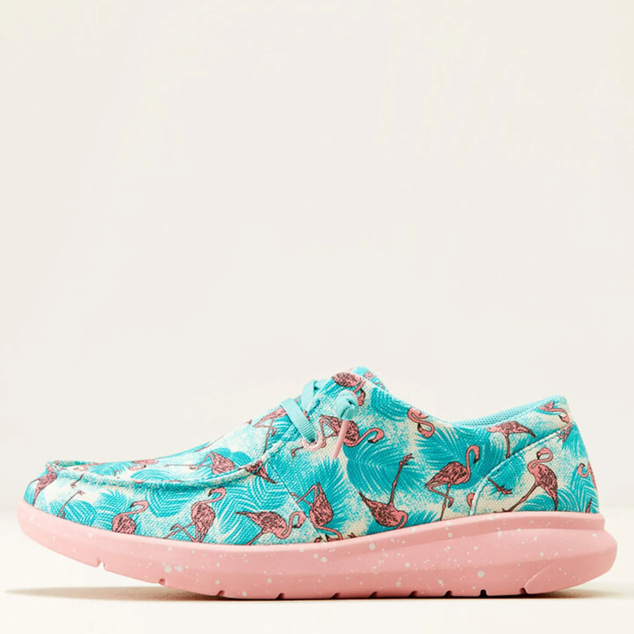 Ariat Women's Turquoise Flamingo Print Hilo