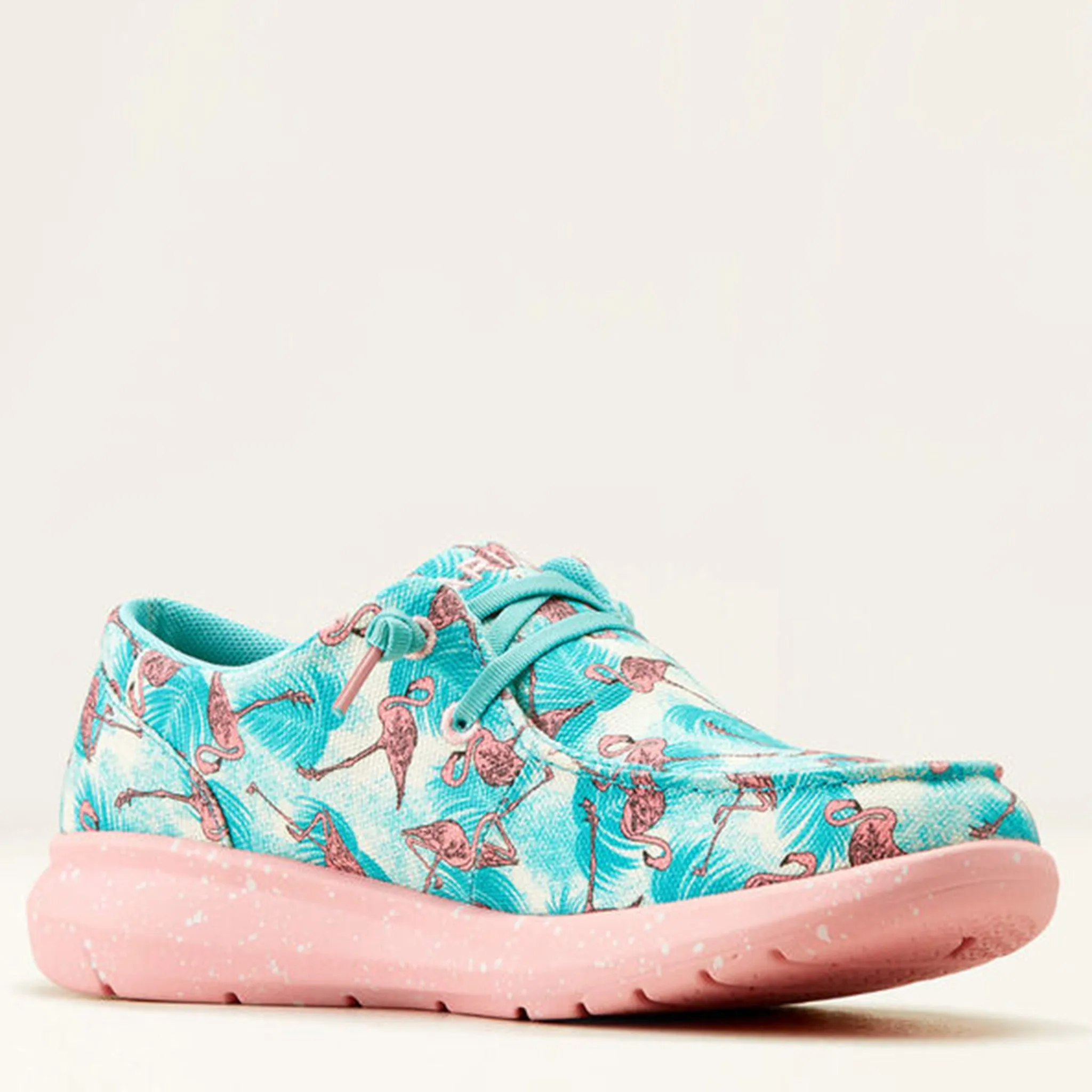 Ariat Women's Turquoise Flamingo Print Hilo