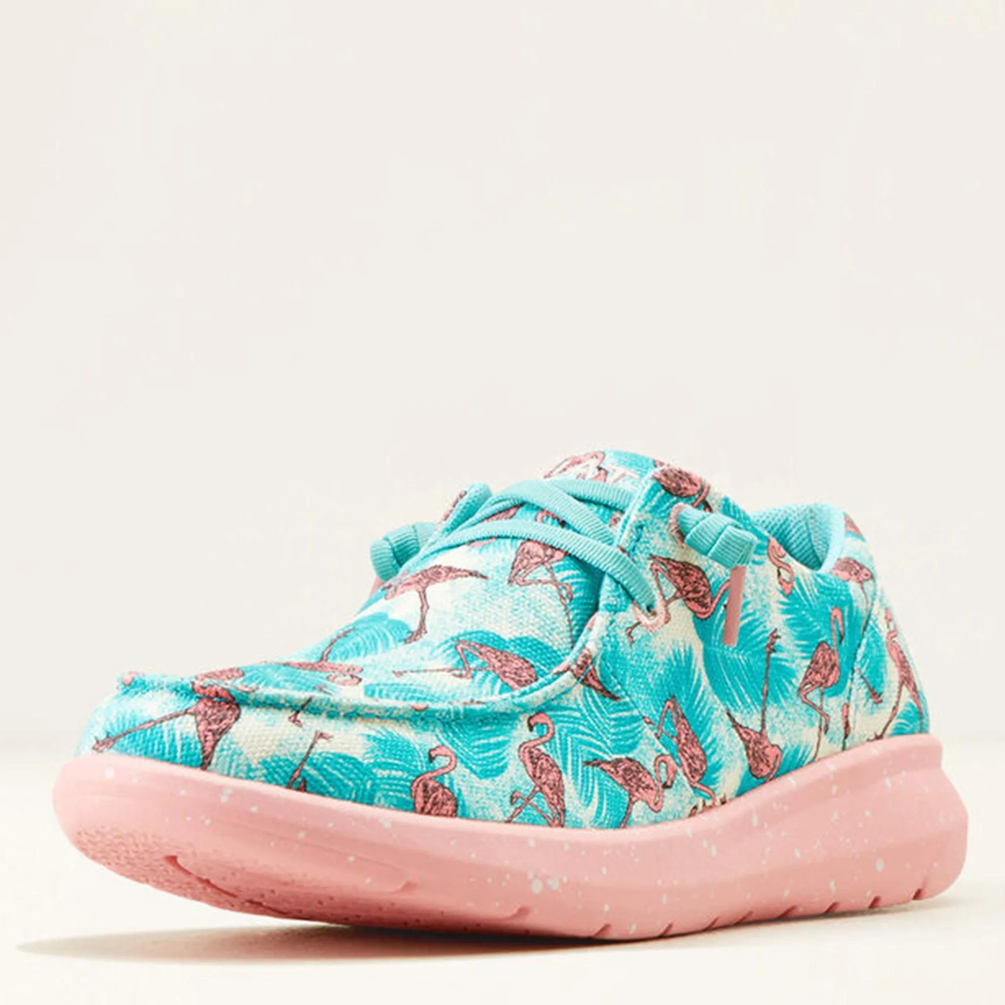 Ariat Women's Turquoise Flamingo Print Hilo