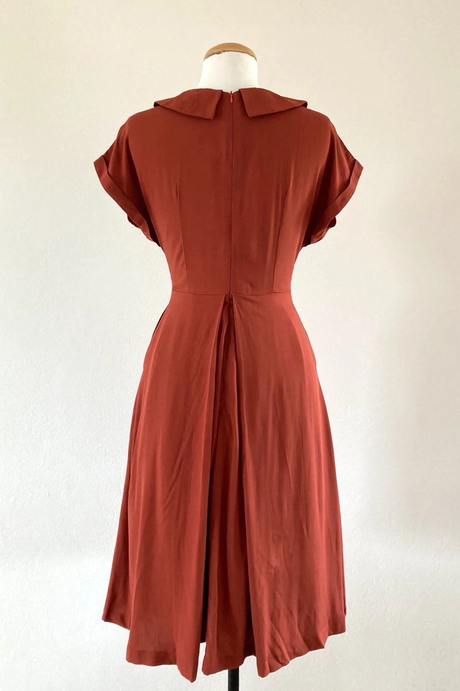 Bette Rust Cotton Dress