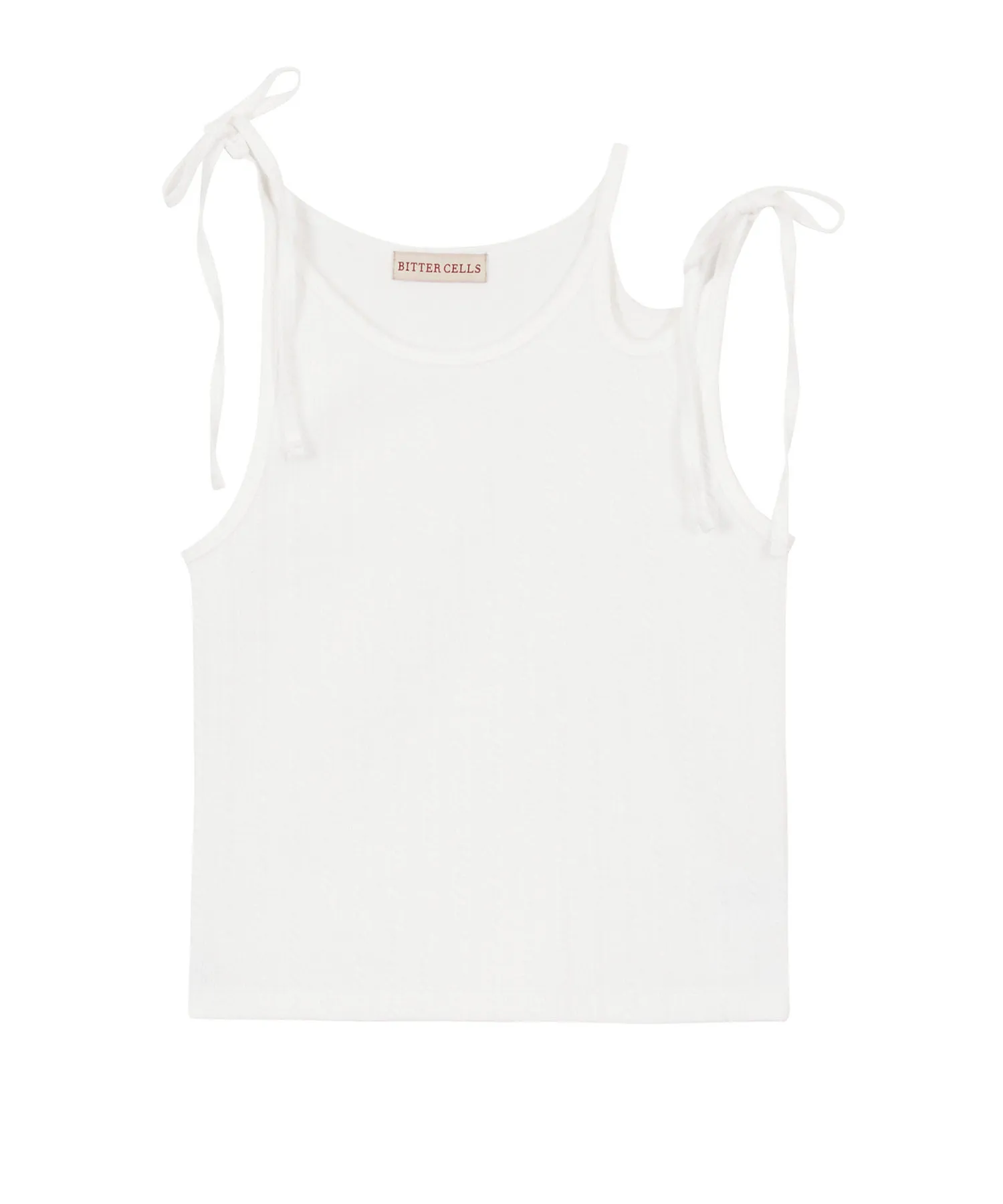 BITTER CELLS  |Sleeveless Street Style Plain Logo Tanks & Camisoles