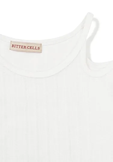 BITTER CELLS  |Sleeveless Street Style Plain Logo Tanks & Camisoles