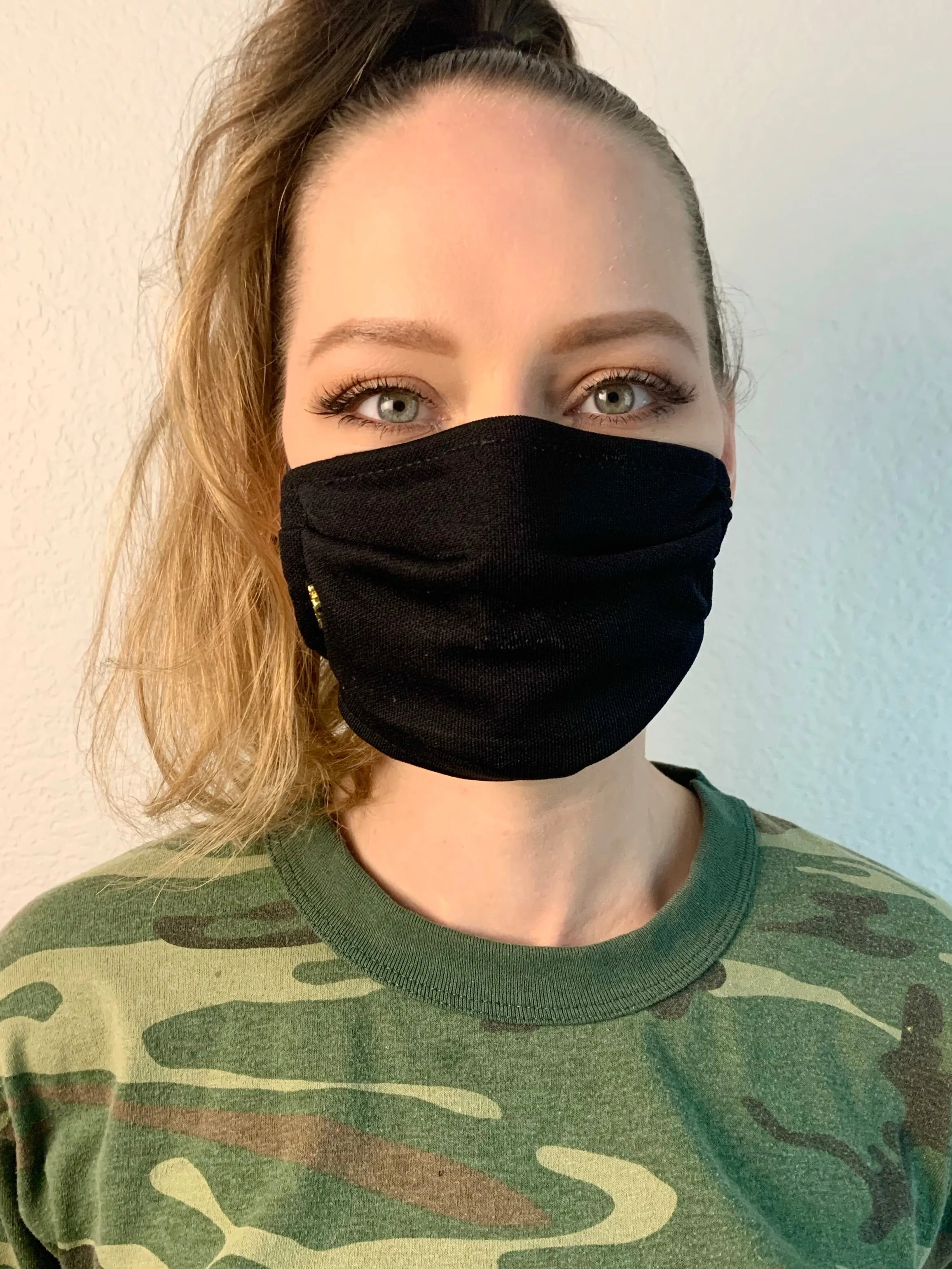 Black Fabric Mask