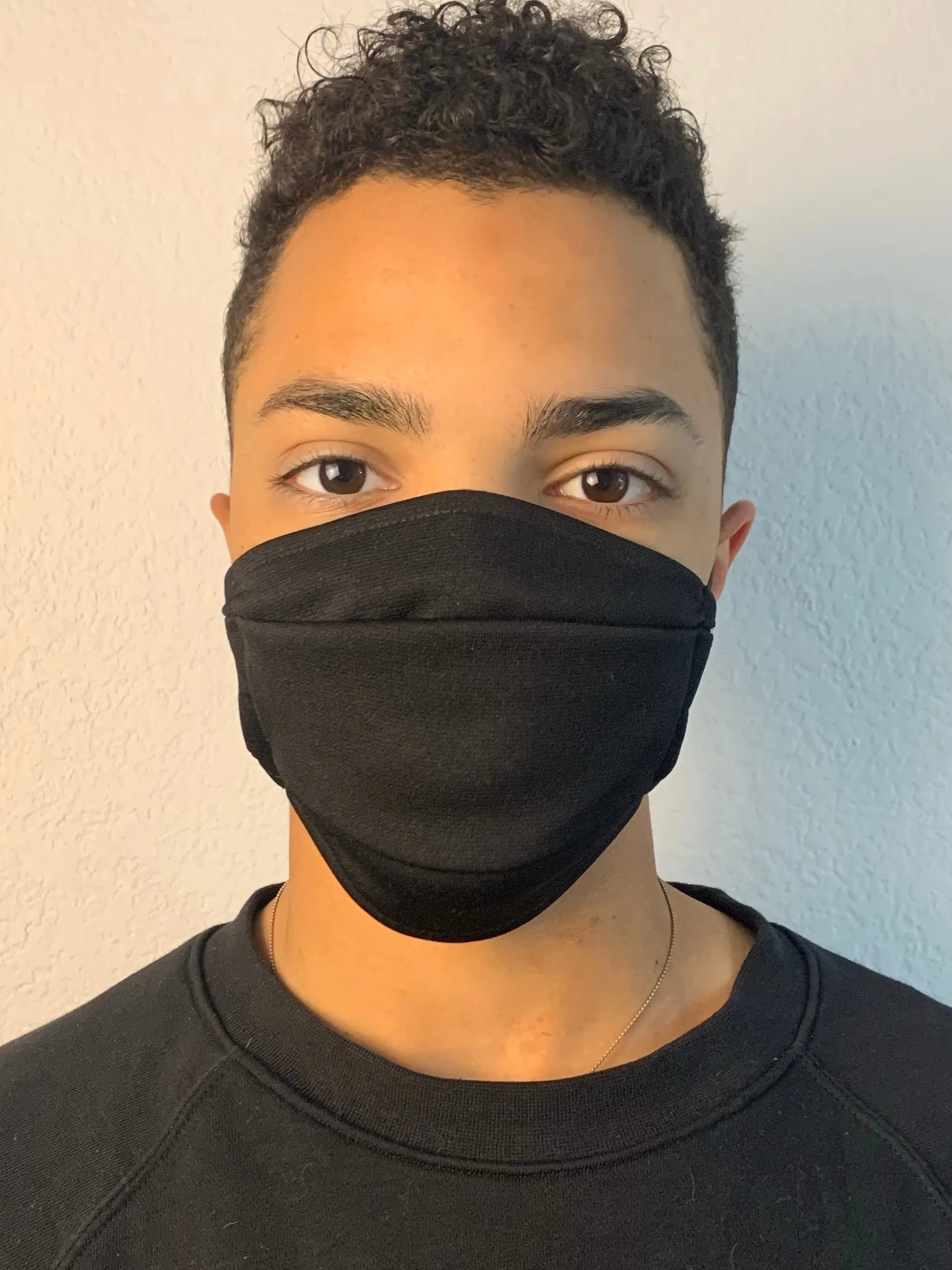 Black Fabric Mask