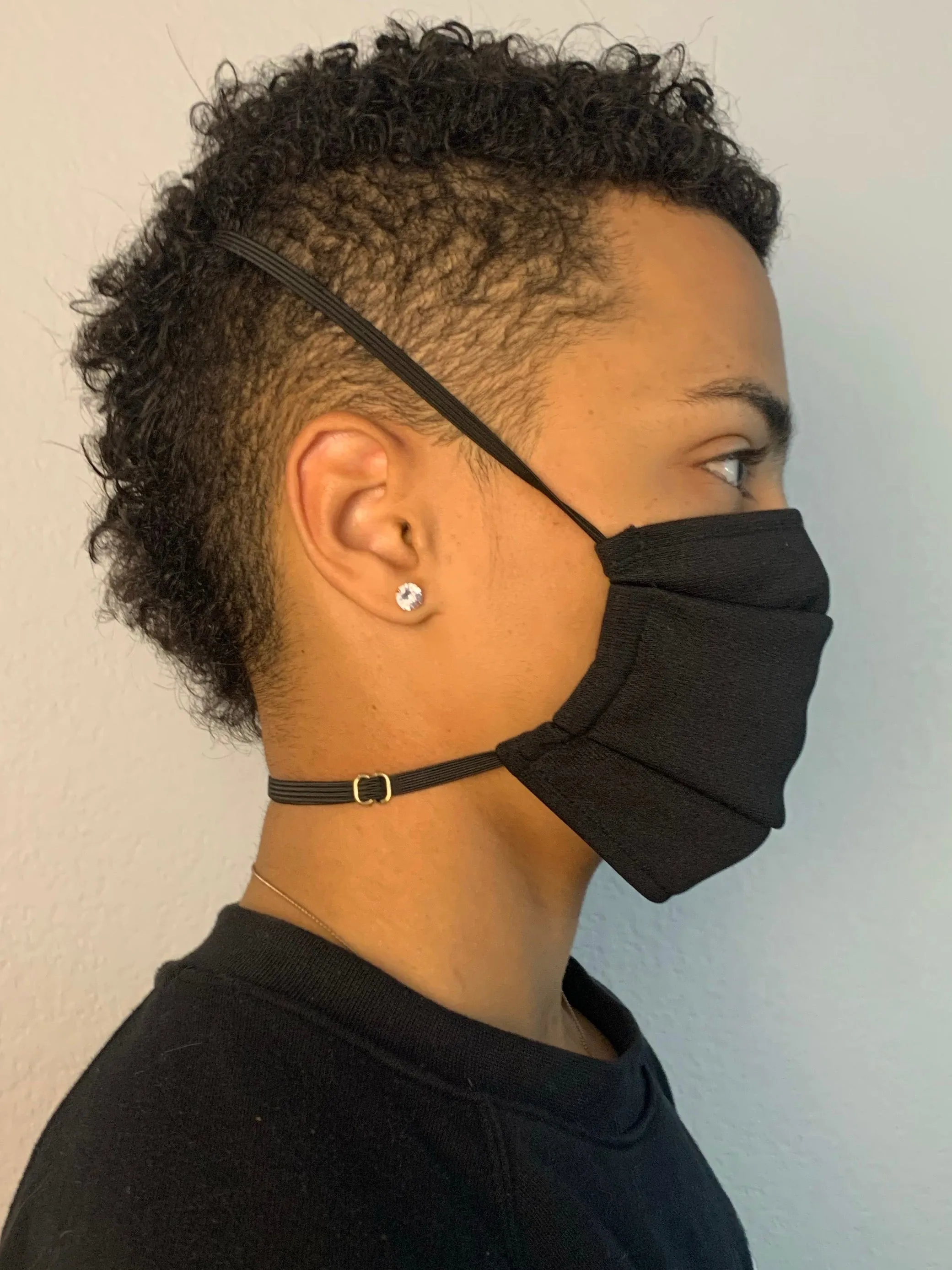 Black Fabric Mask