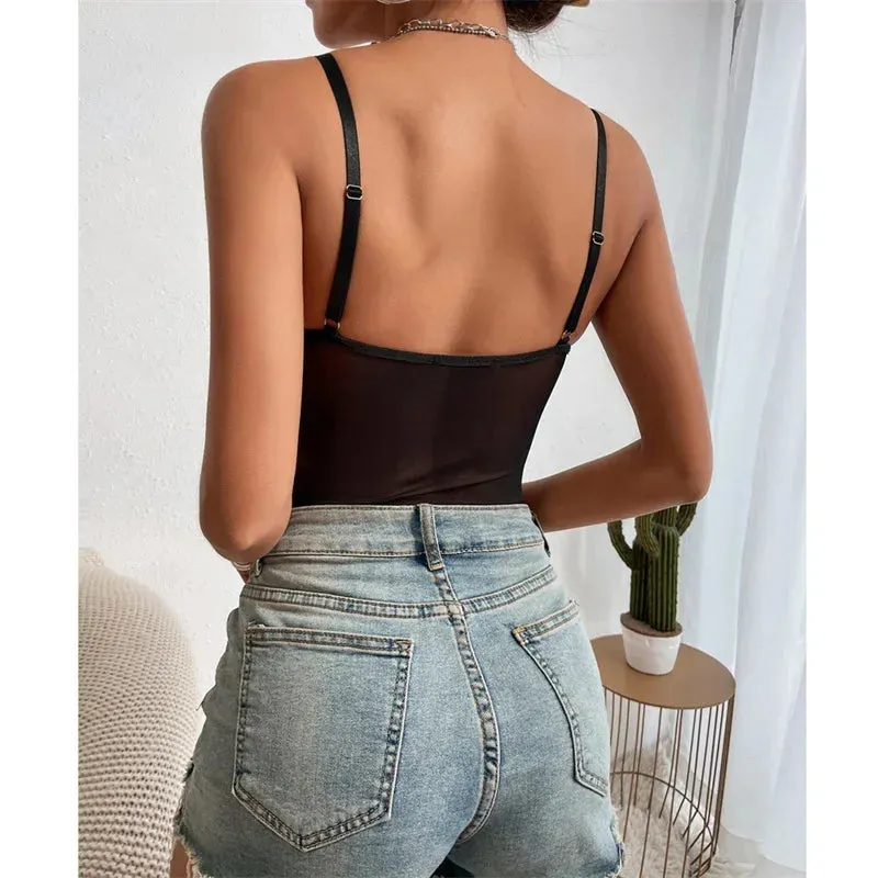 Bodysuit Catsuit Casual Club Jumpsuit