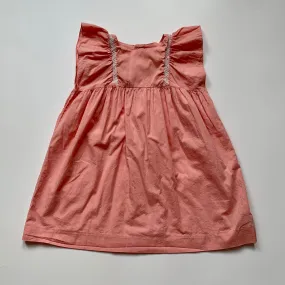 Bonpoint Apricot Cotton Summer Dress: 3 Years