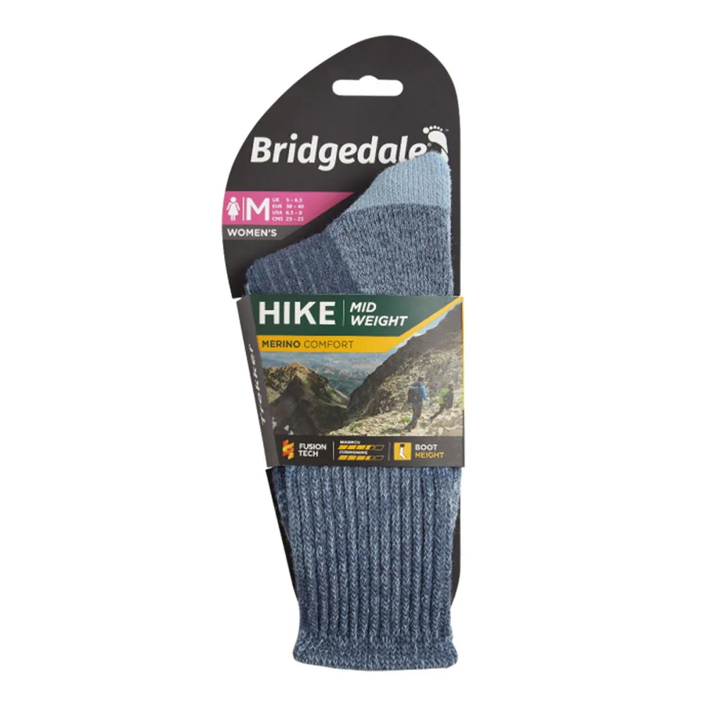 Bridgedale HIKE Midweight Boot Merino Comfort Women's - AW24