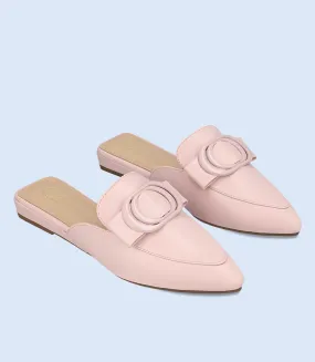 BW8162-PINK-Women Casual Mules