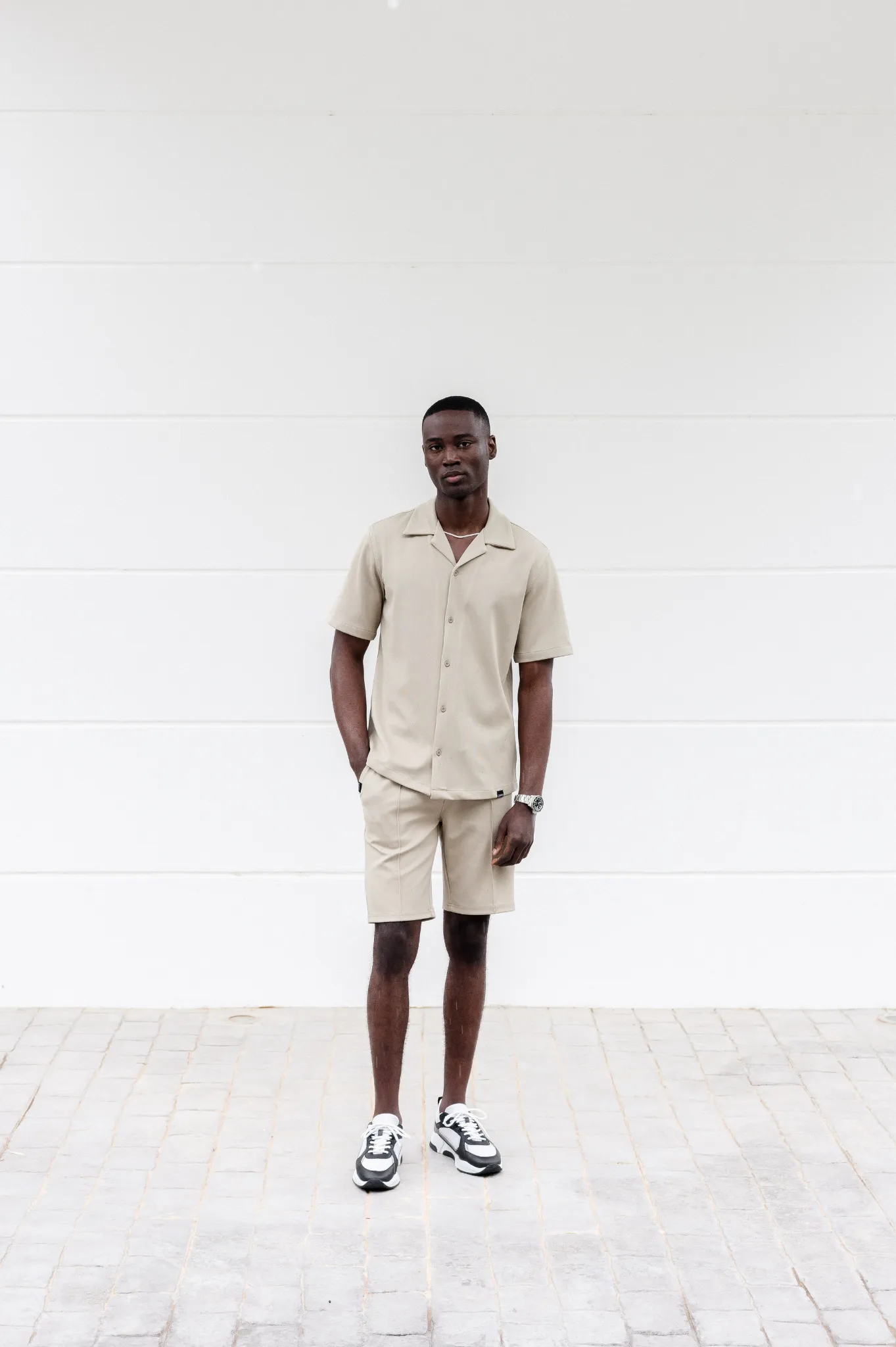 Capo SIMPLE Revere SS Shirt - Sand