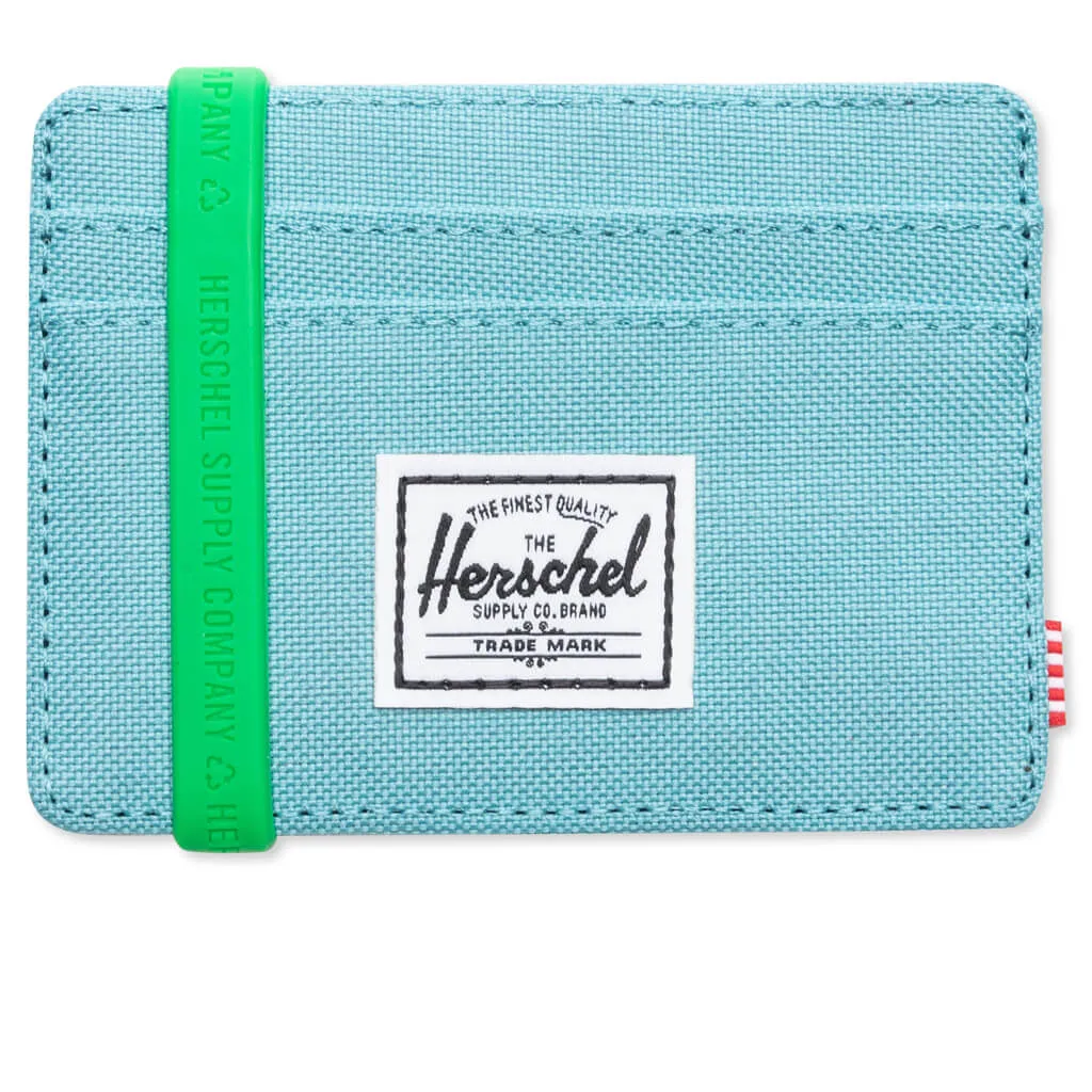 Charlie RFID Wallet - Neon Blue