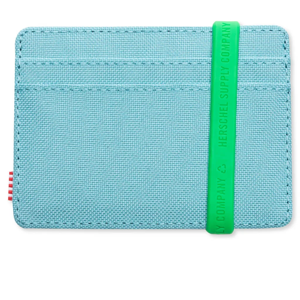 Charlie RFID Wallet - Neon Blue