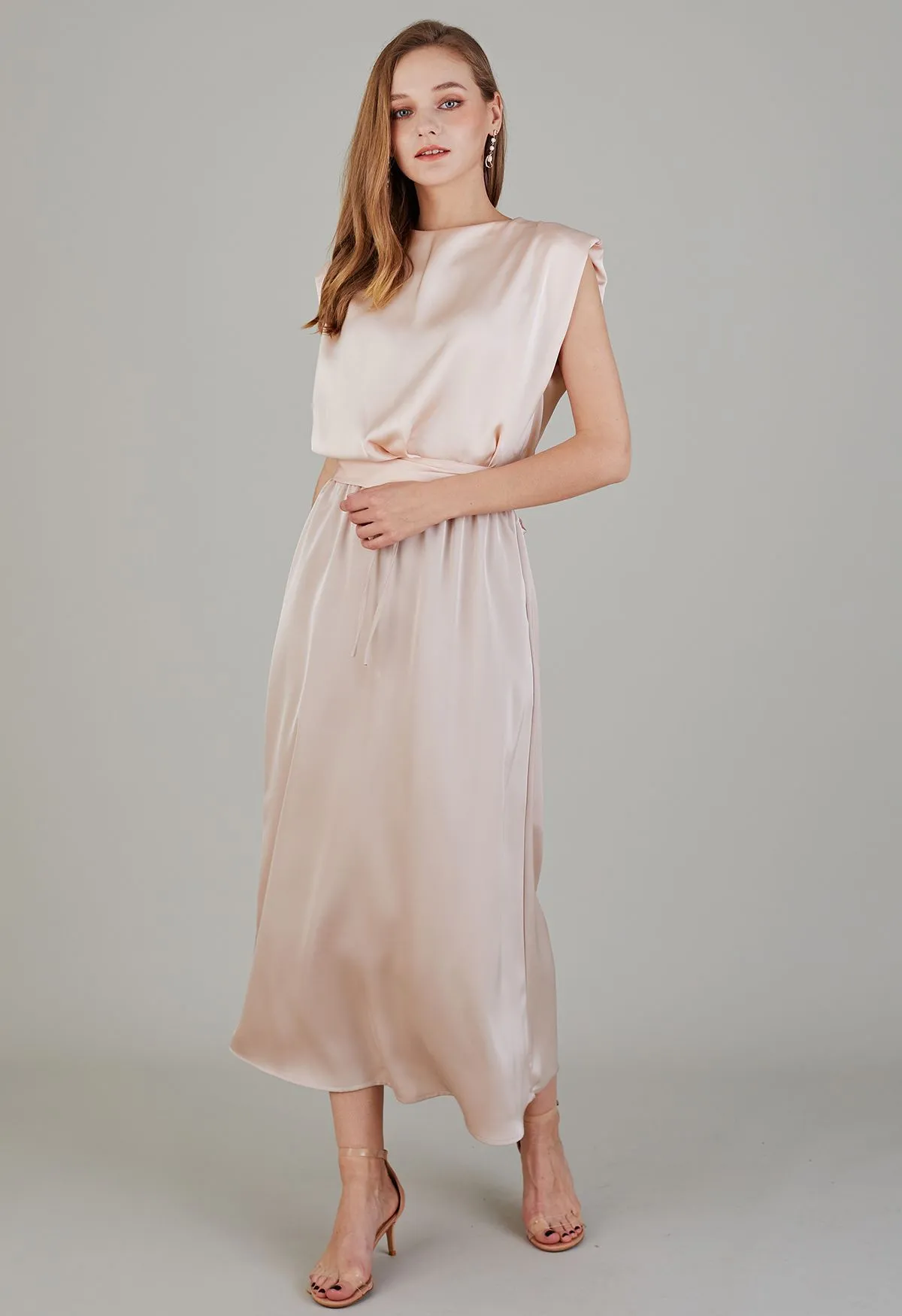 Chicwish  |Casual Style Sleeveless Plain Party Style Elegant Style