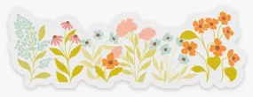 Clear Flower Garden Sticker