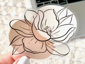 Clear Magnolia Sticker