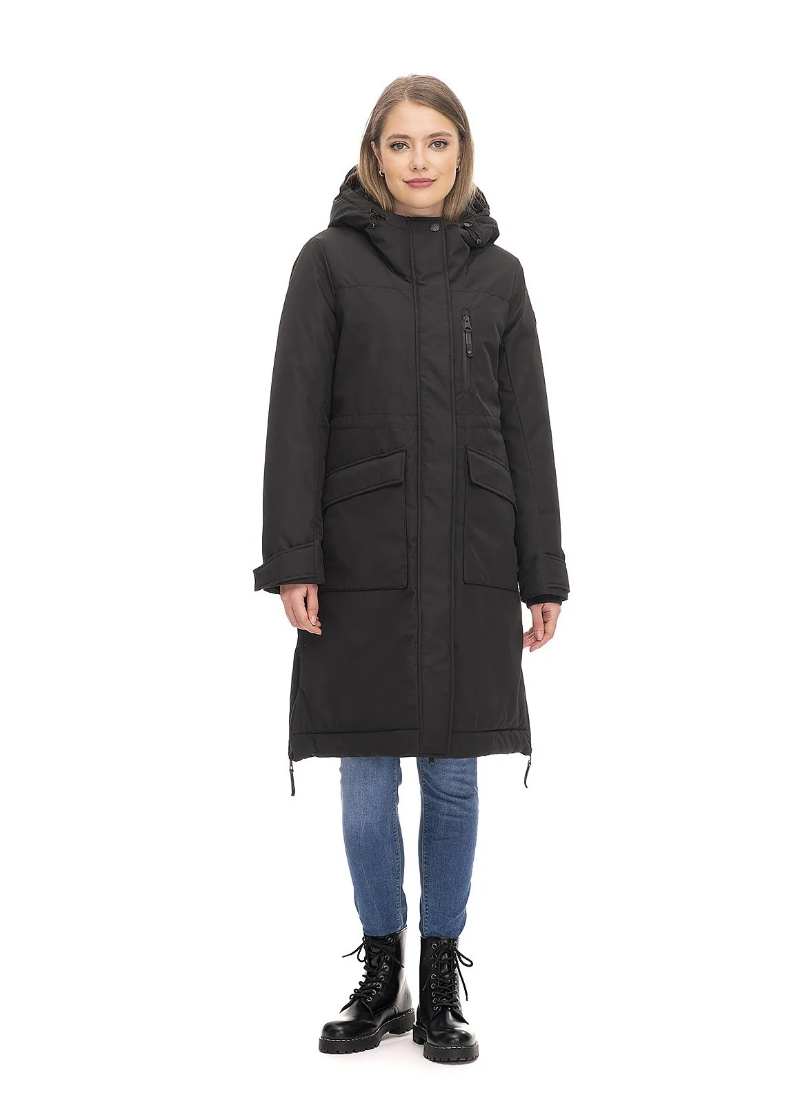 coat Ragwear Refutura - 1010/Black - women´s