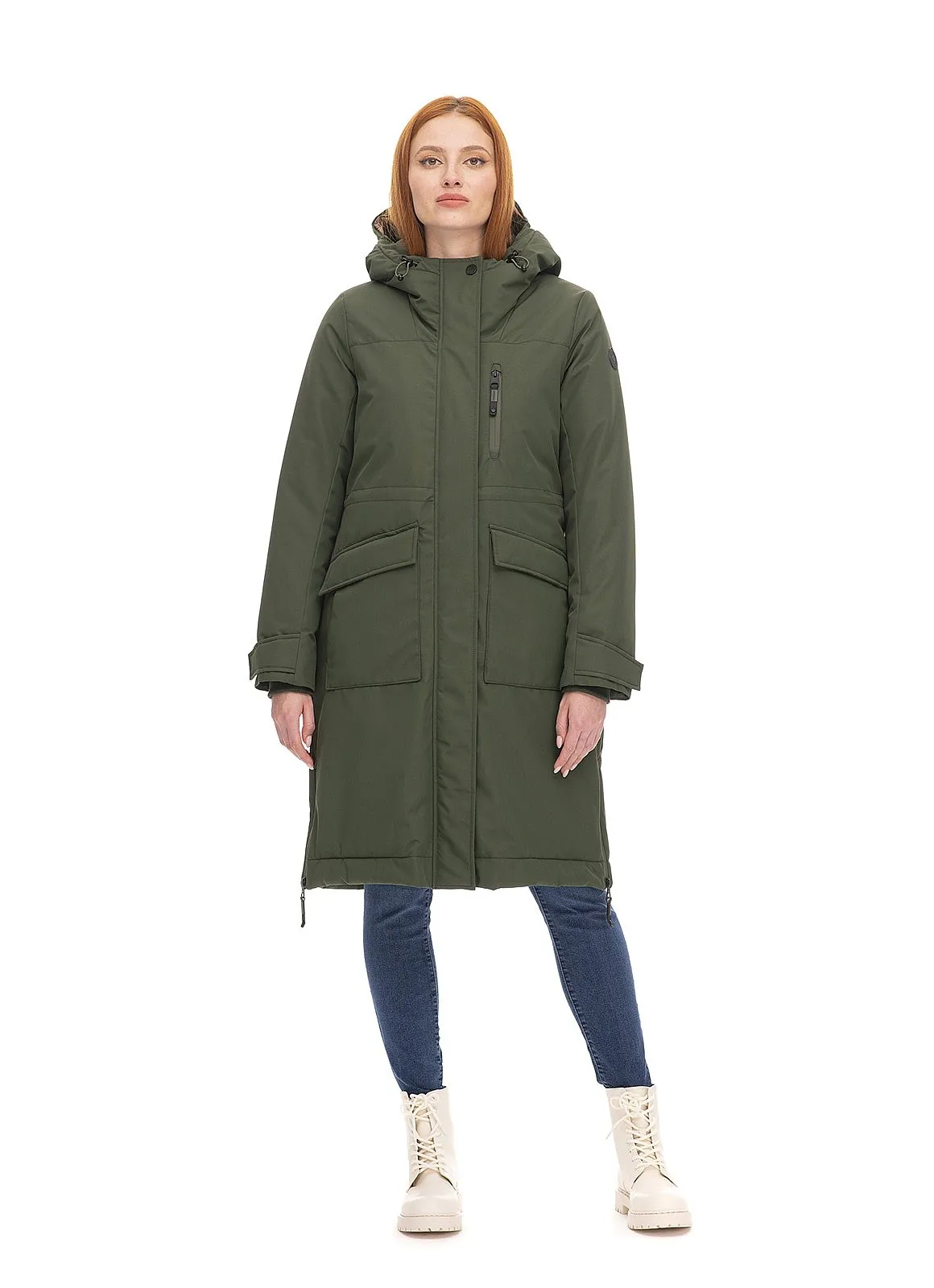 coat Ragwear Refutura - 5031/Olive - women´s