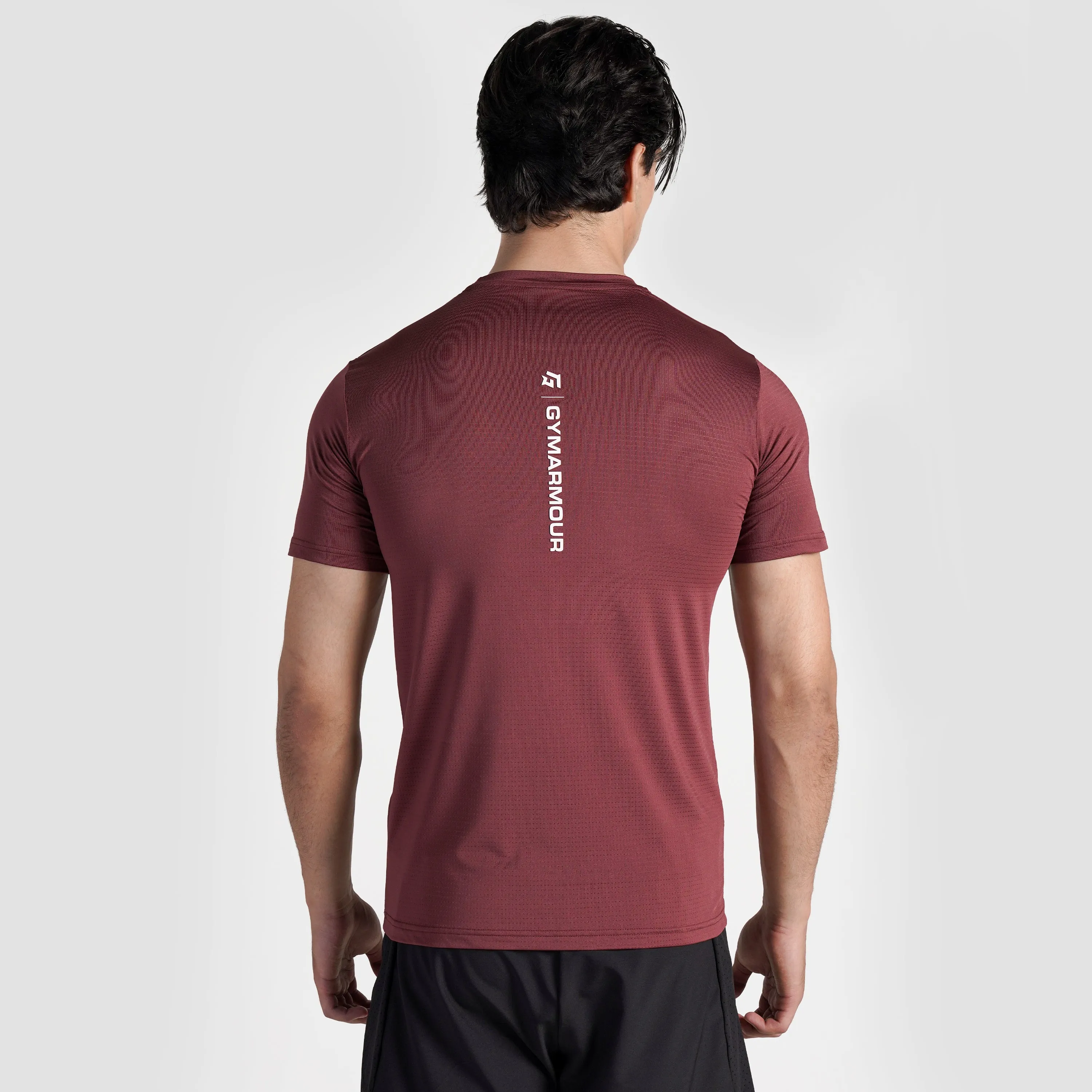 Cross Run Tee (Maroon)