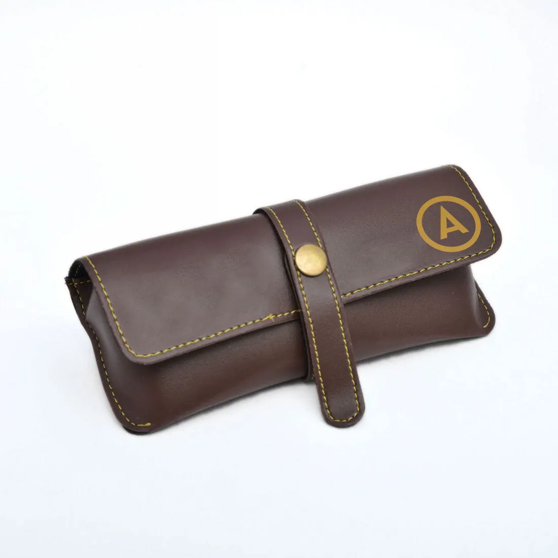 Customized Glasses Case EyeWear Sunglass Specs Holder - Premium Vegan Leather