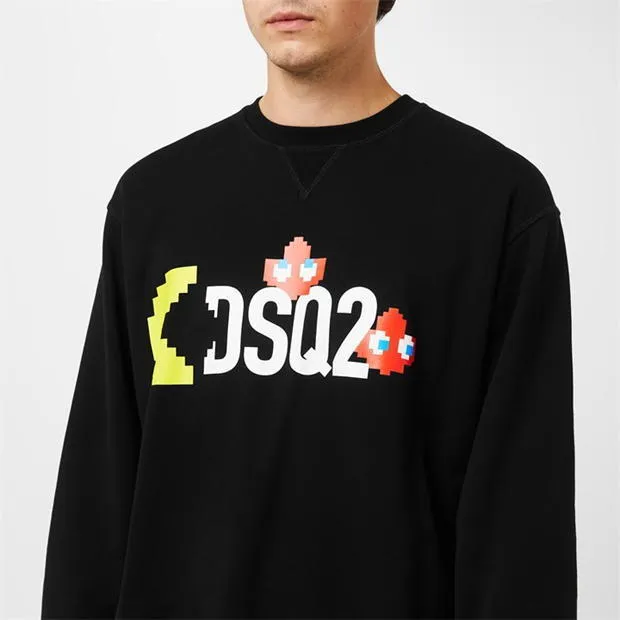 D SQUARED2  |Unisex Street Style Collaboration Plain Cotton Logo Luxury