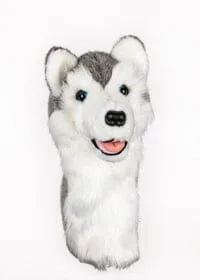 Daphne's Driver Headcover-HUSKY