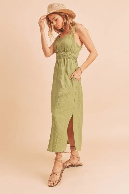 Darci Gauzy Cotton Midi Dress