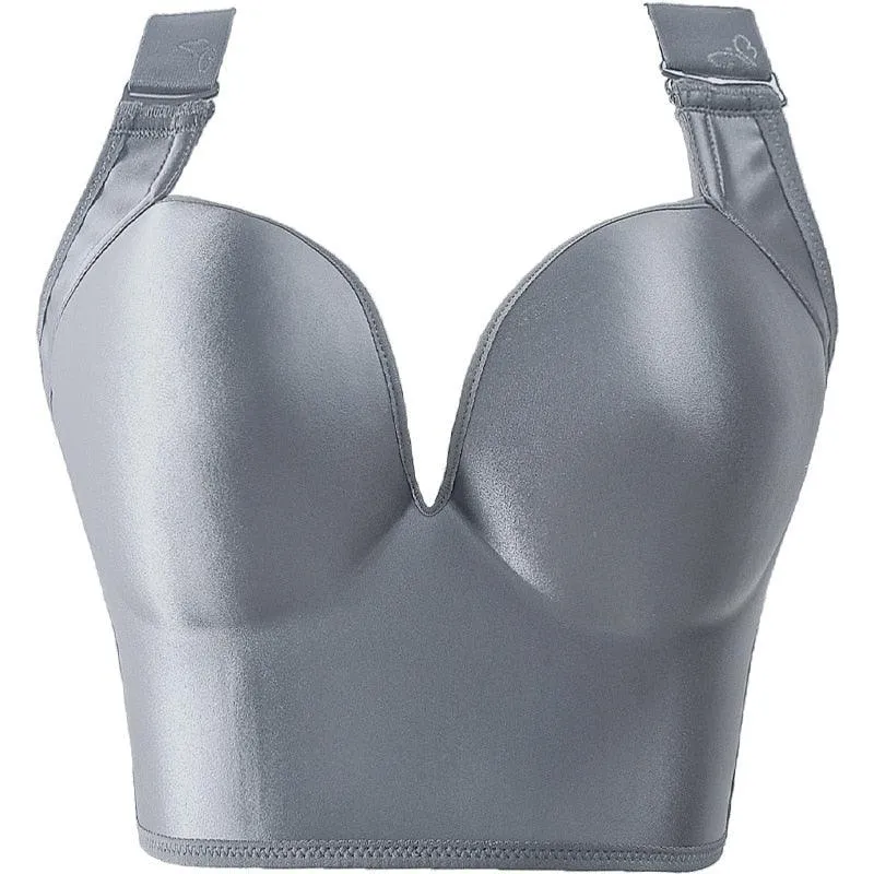 Deep Cup Push Up Bras for Women with Full Back Coverage