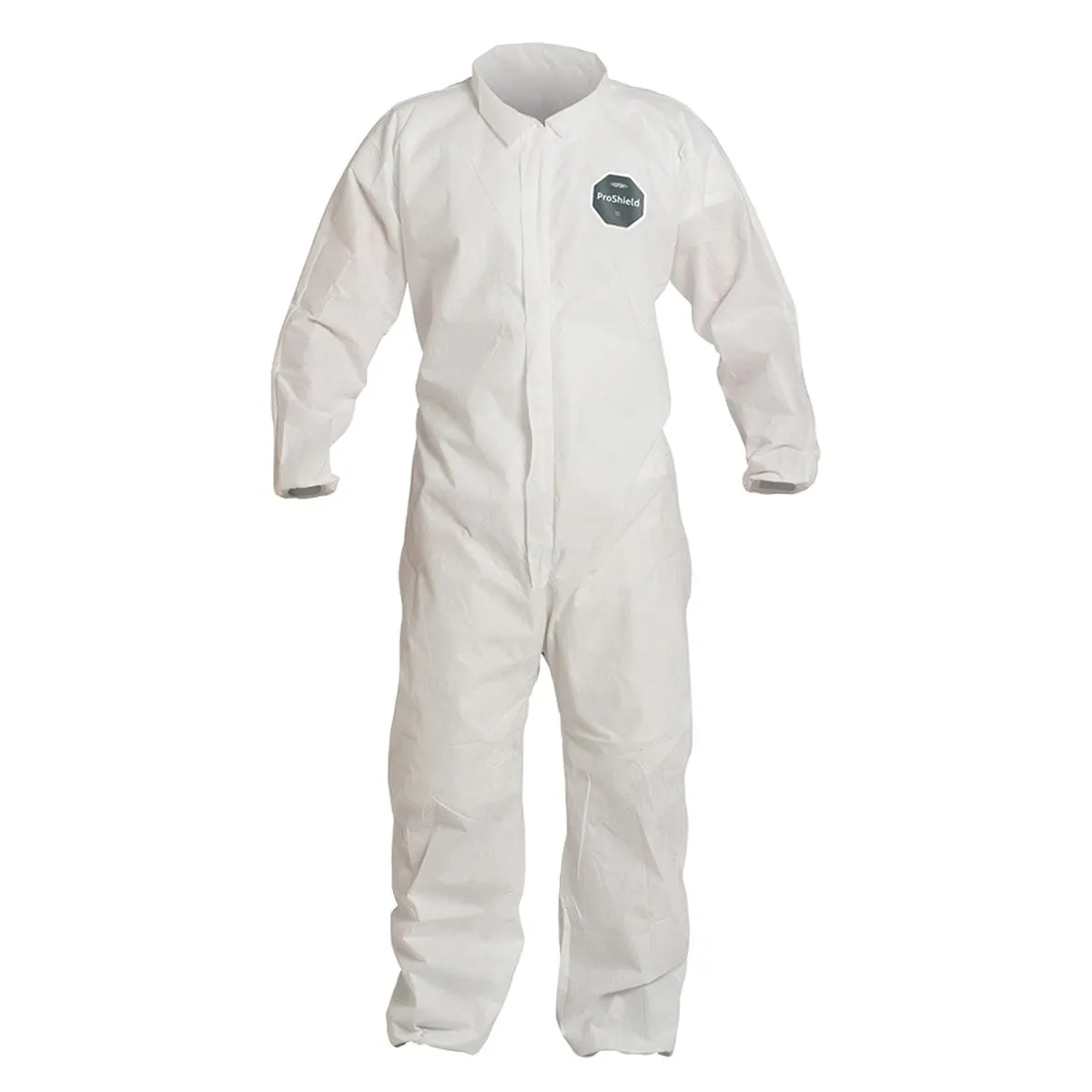 DuPont ProShield 10 Coveralls, Collar, 25pk