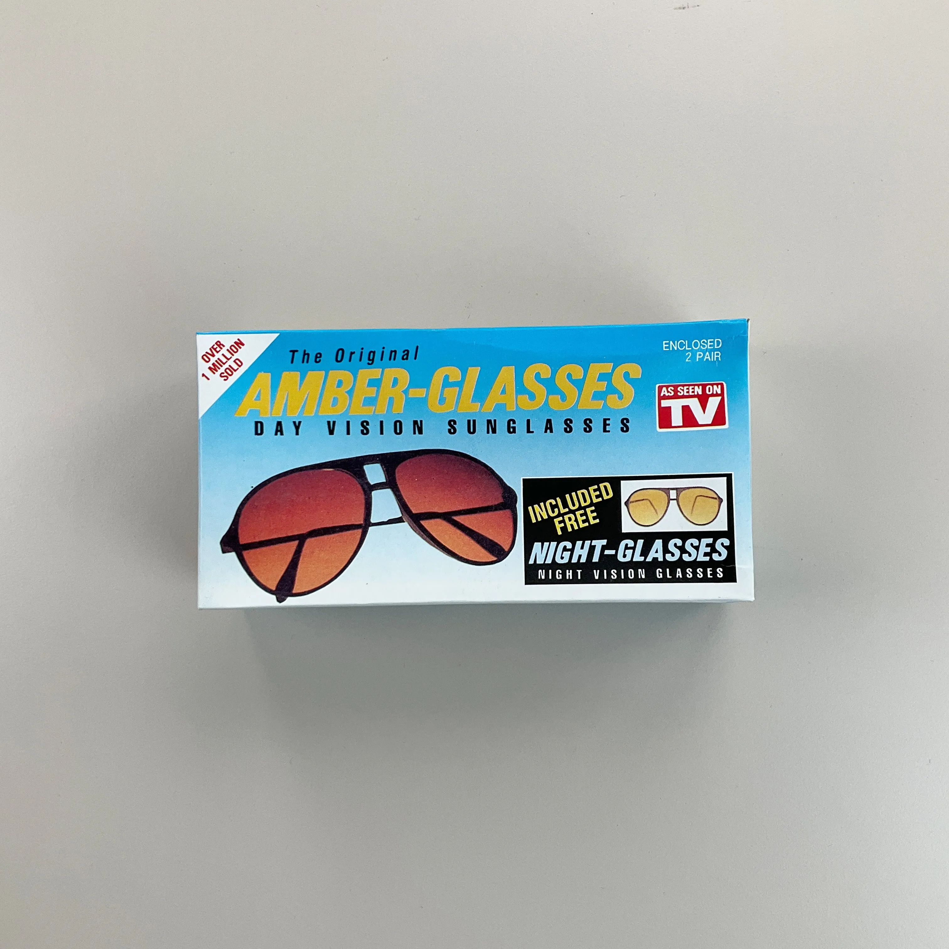 Early 90s Amber Glasses 2in1 Package