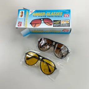 Early 90s Amber Glasses 2in1 Package