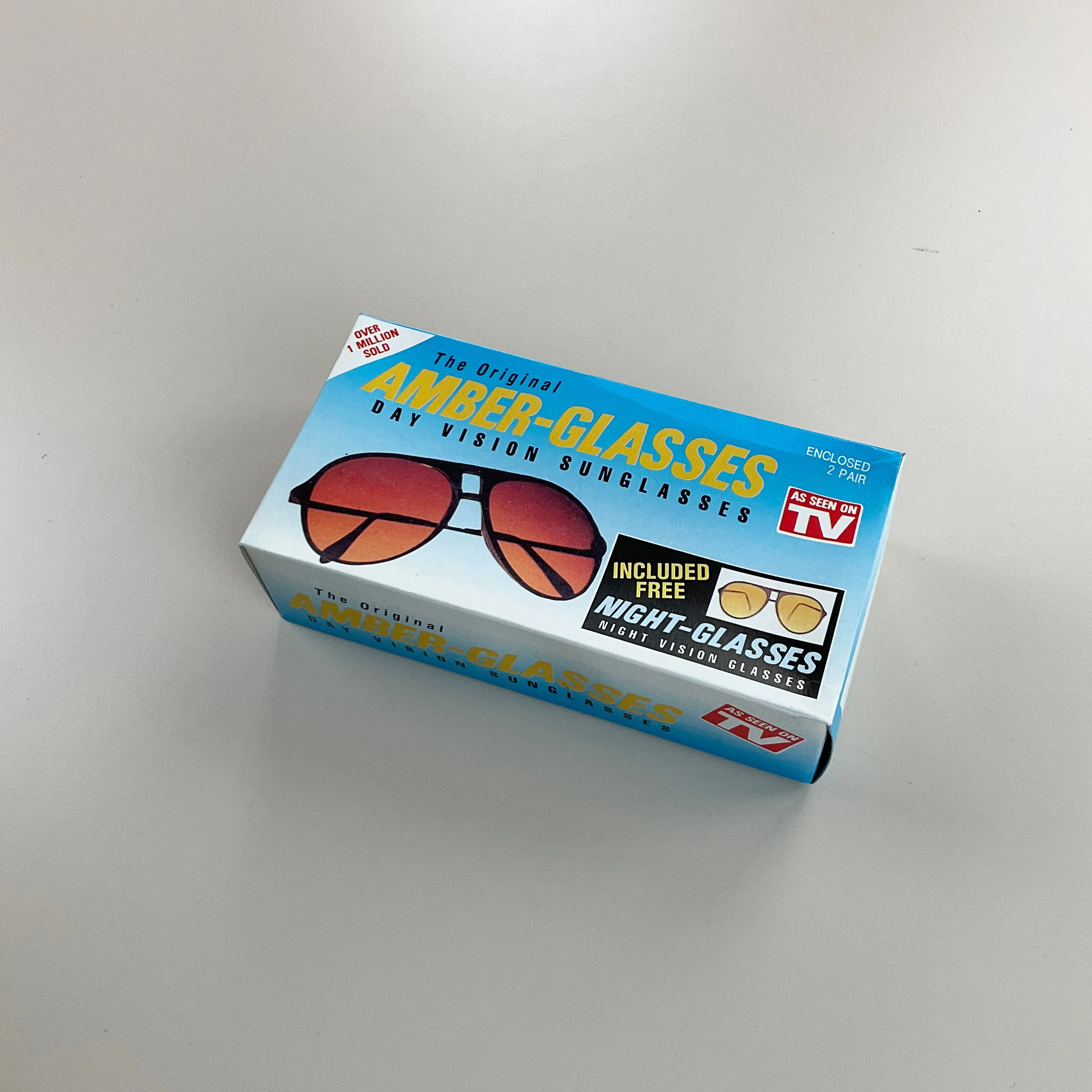 Early 90s Amber Glasses 2in1 Package