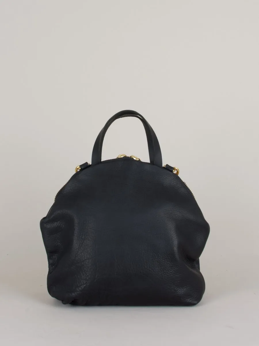 Eleven Thirty Anni Large Shoulder Bag (Black with Front Zipper)