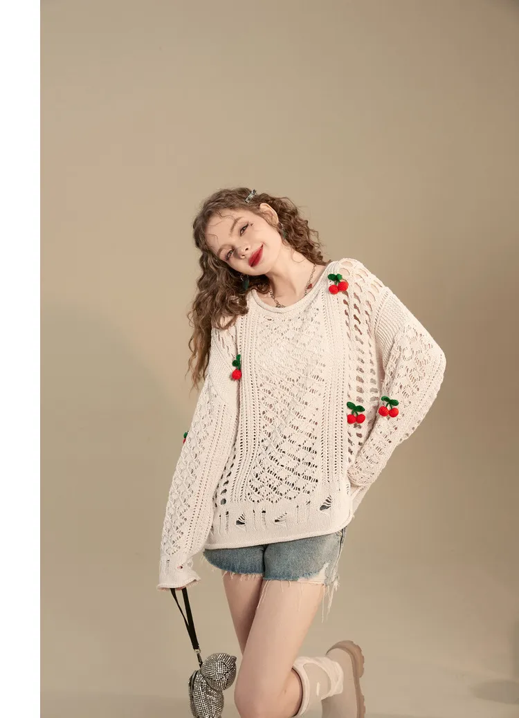 ELF SACK  |Casual Style Long Sleeves Oversized Cardigans