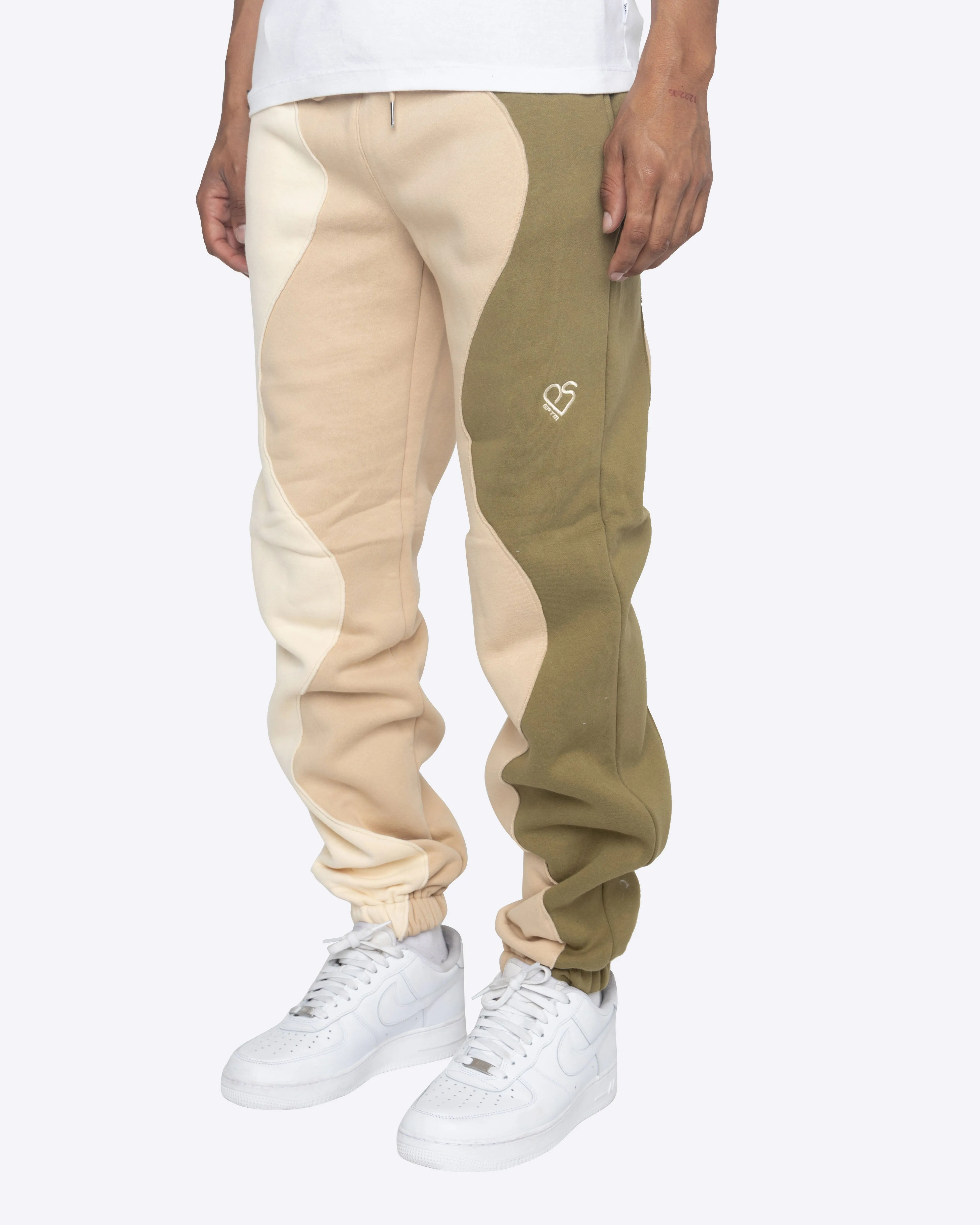 EPTM X PASCAL WAVY SWEATPANTS-KHAKI