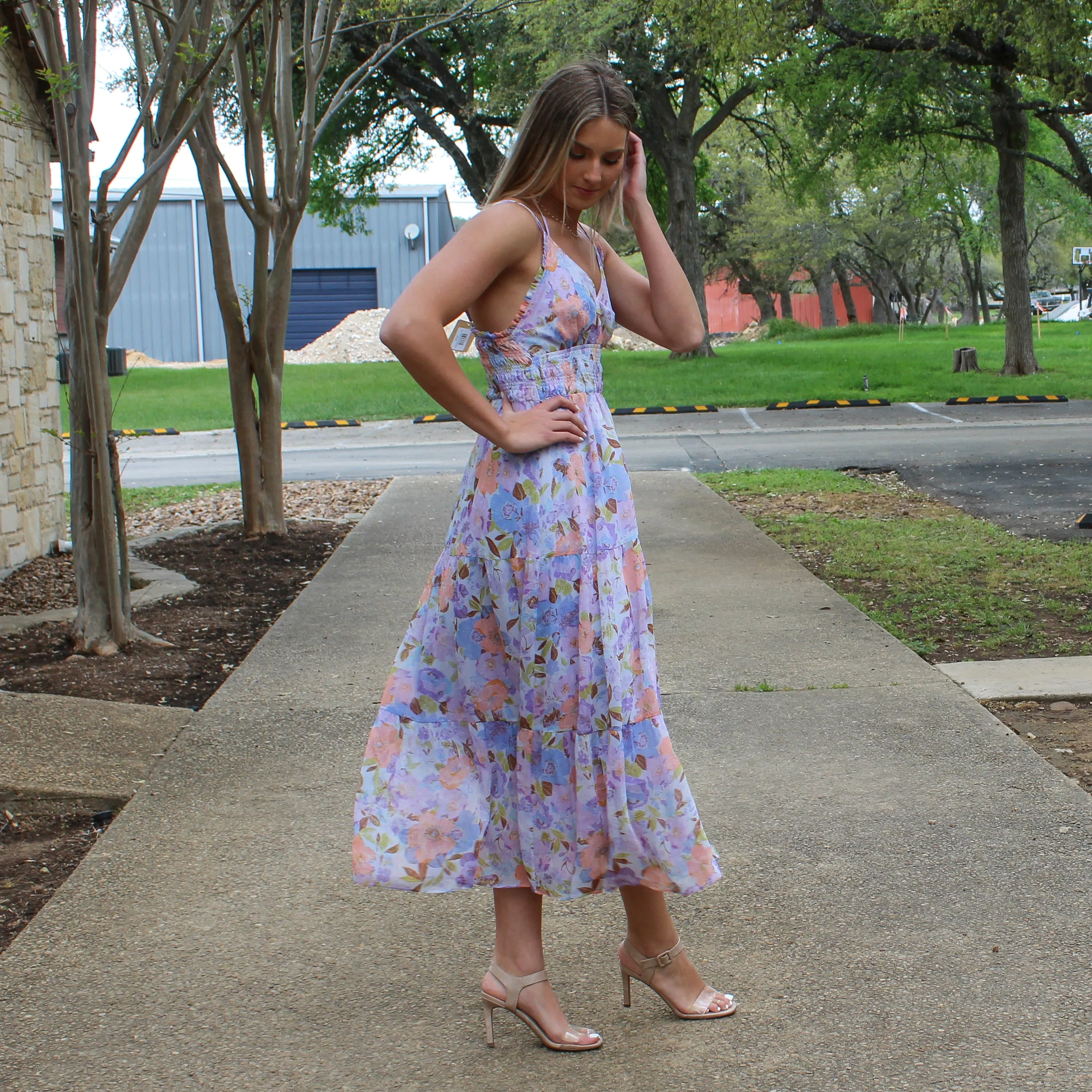 Floral Lavender Sundress