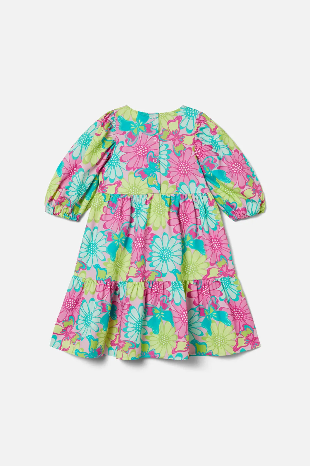 Giant Flowers Kids Dress