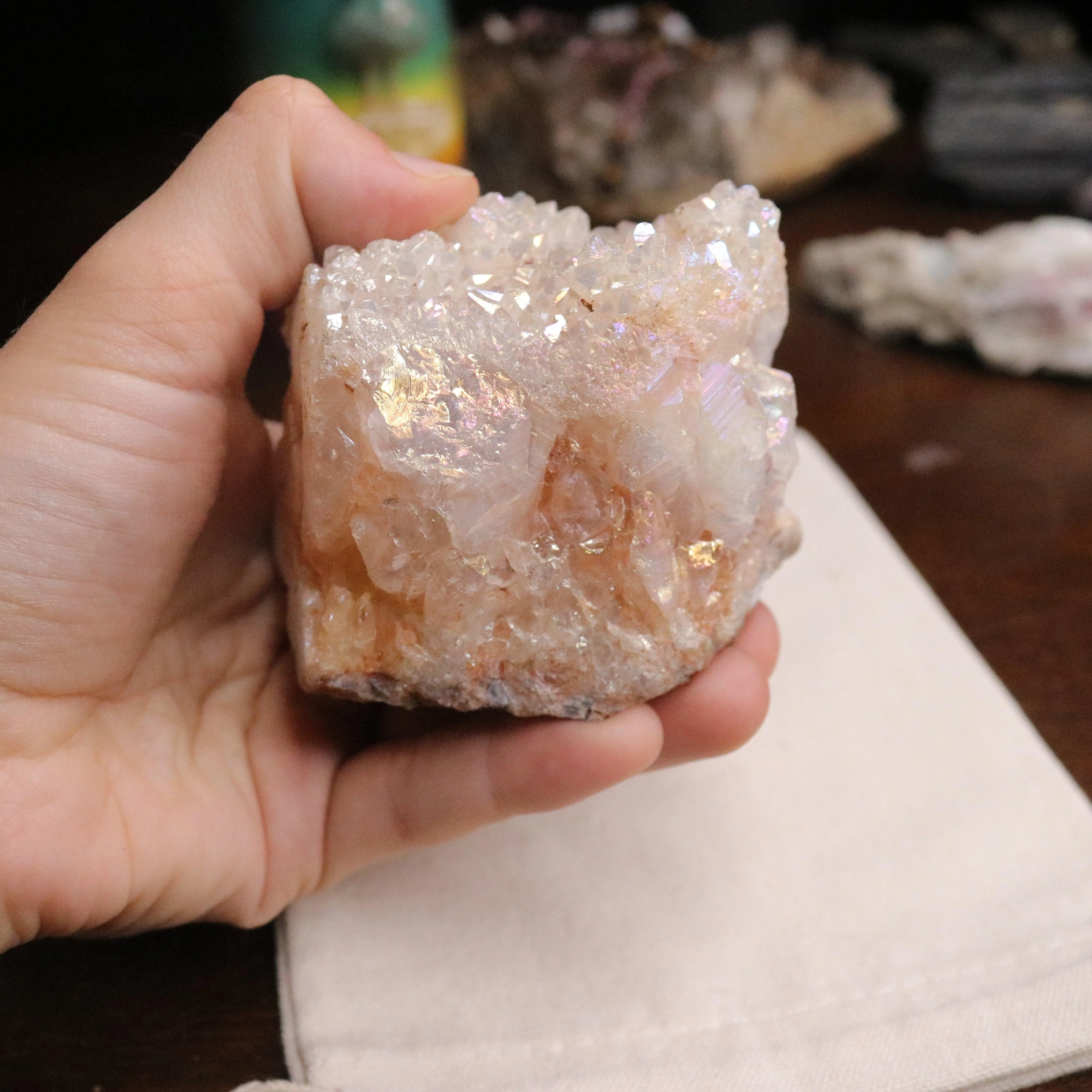 GORGEOUS Chunky Angel Aura Citrine ~ Prosperity, Abundance and Solar Plexus Healing