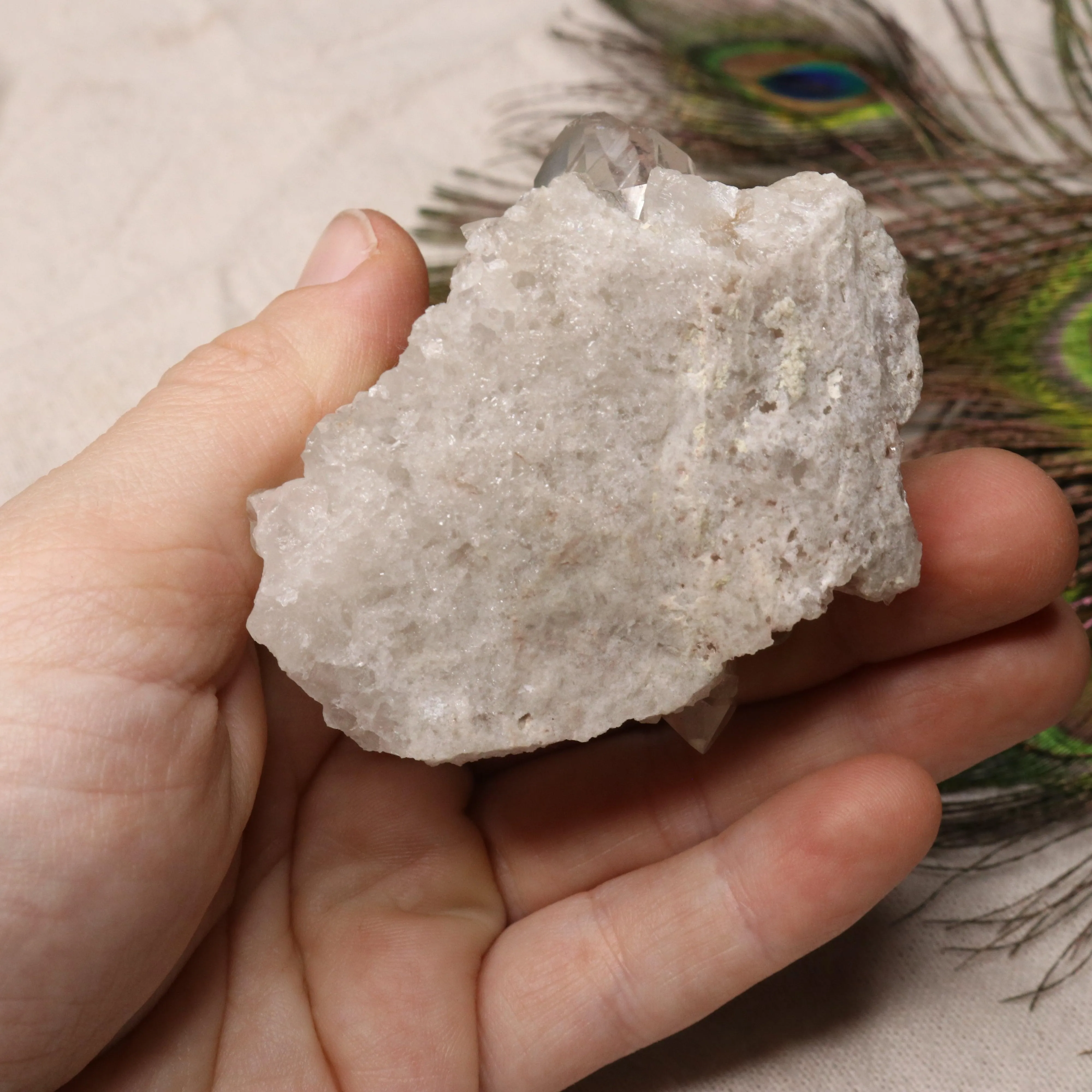 Grade A Lithium Quartz Cluster with Rainbows from Brazil~ Specimen #1