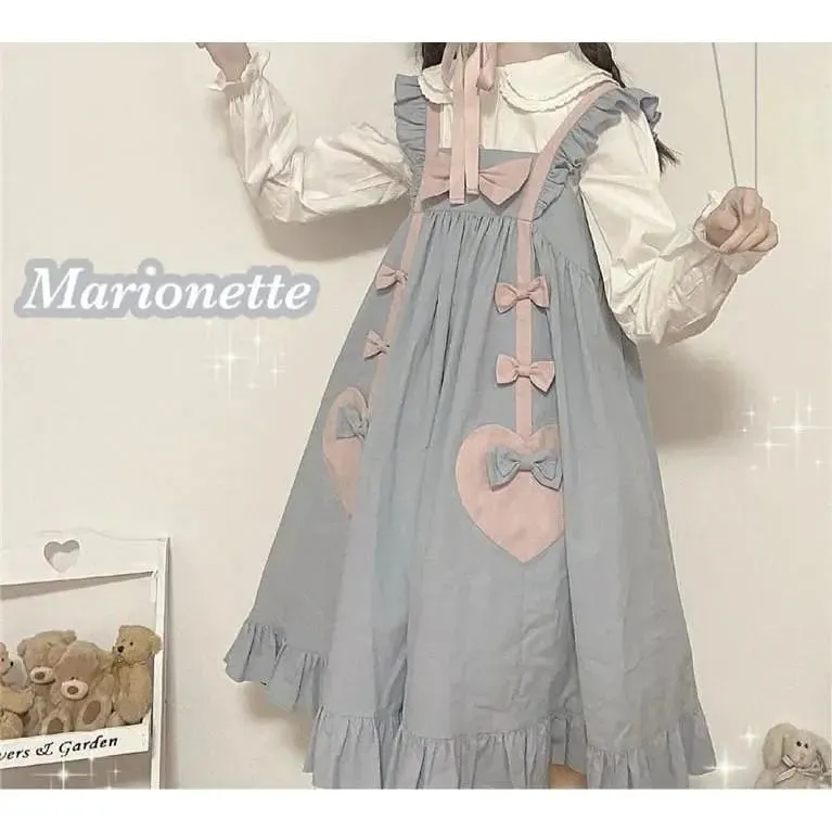 Greylily Pastel Kawaii Princess Pinafore Dress