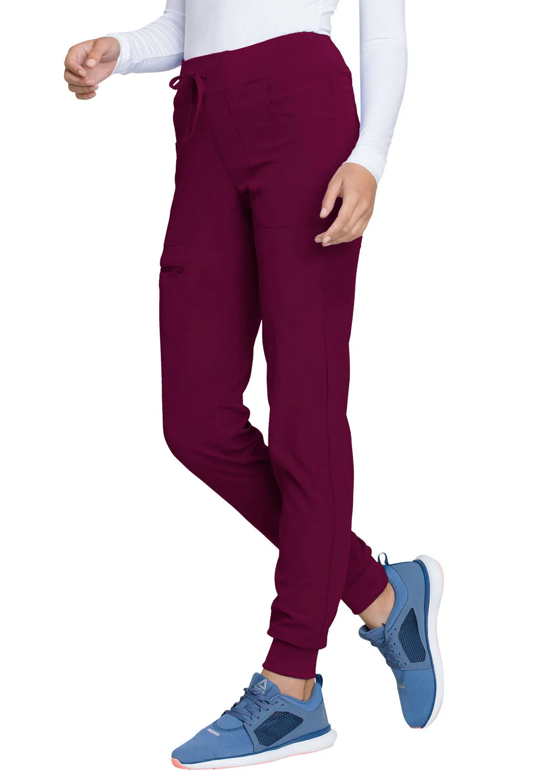 HeartSoul The Jogger Low Rise Tapered Leg Pants Wine