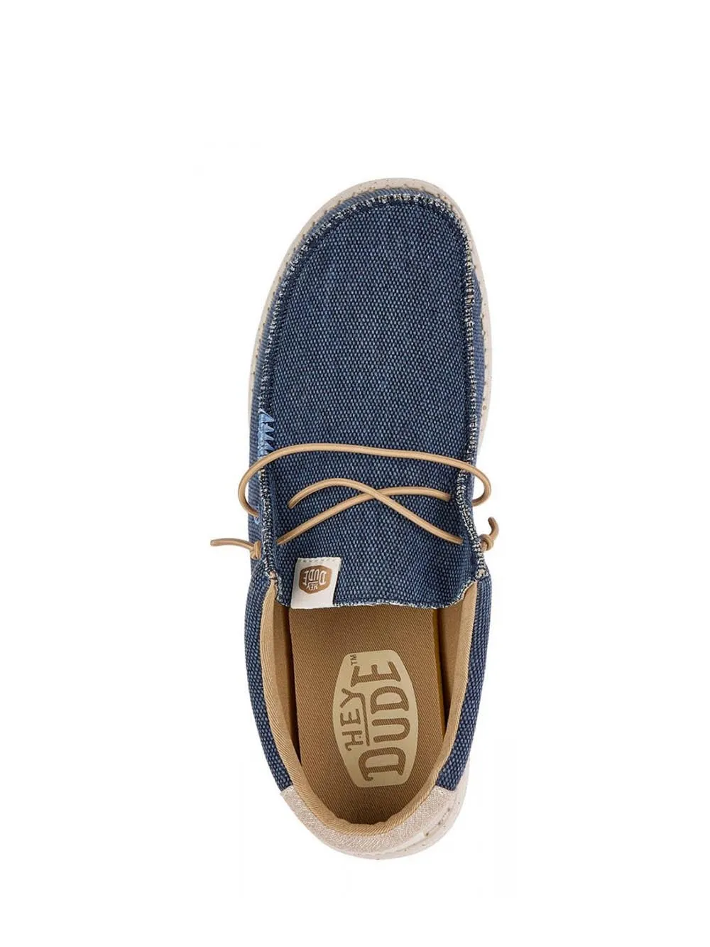 Hey Dude Mocassino Uomo Wally Coastline Jute Blu