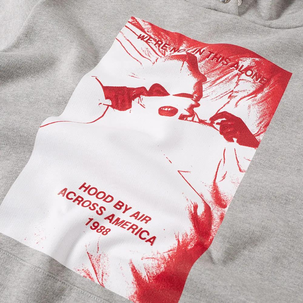 Hood By Air America Windstopper HoodyGrey Melange