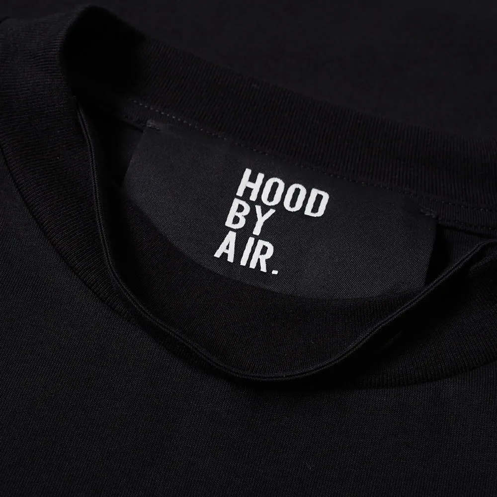 Hood By Air Embroidered Logo TeeBlack