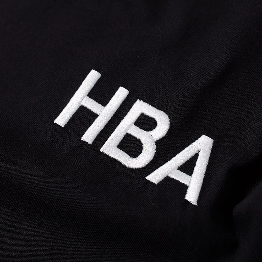 Hood By Air Embroidered Logo TeeBlack