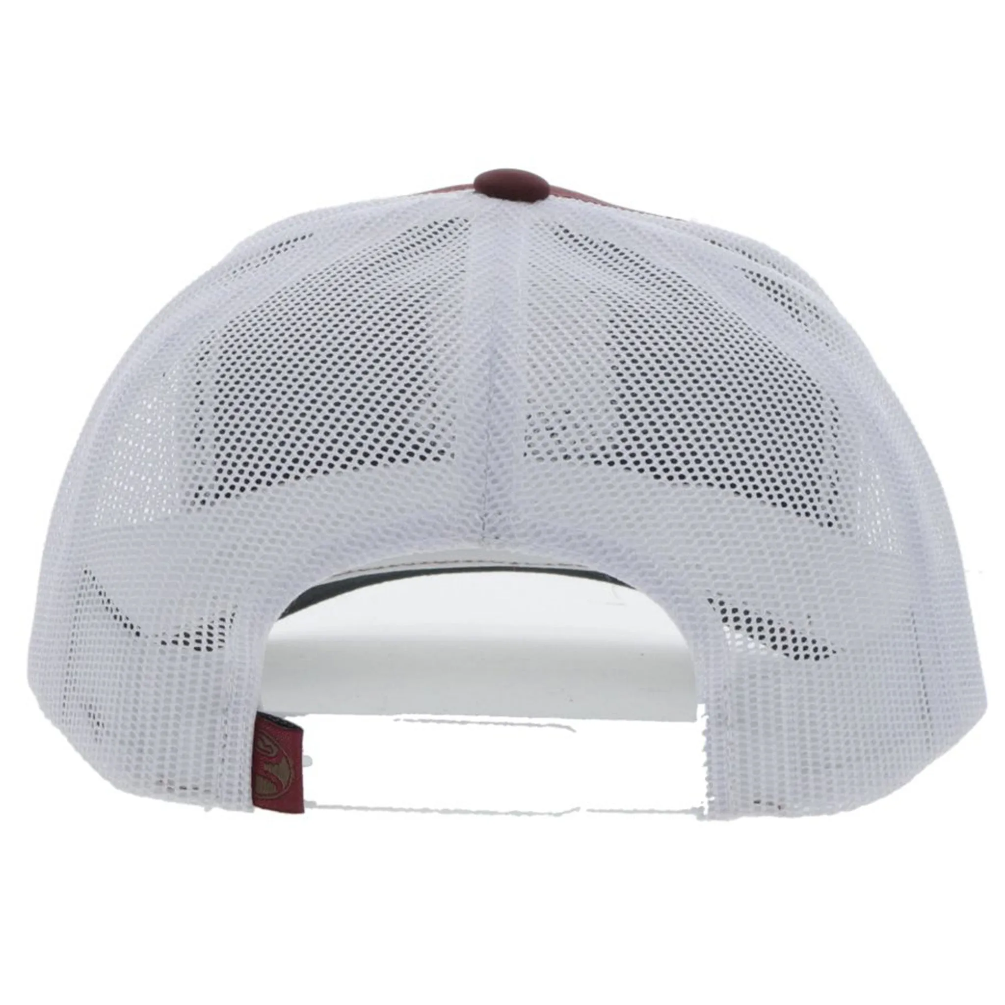 Hooey Maroon & White Cheyenne Cap